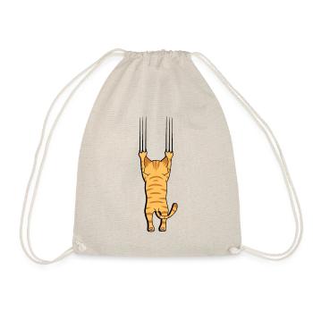 Cat with claws - Drawstring Bag - nature - Front