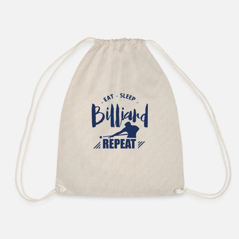 Billiard Billiard Billiard Billiard - Turnbeutel - Natur