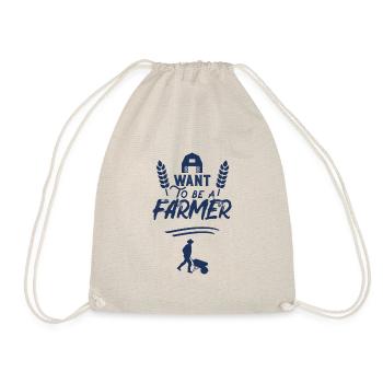 Farmer Agriculture Farmer Farmer Farmer - Drawstring Bag - nature - Front