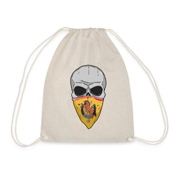 Cowboy Totenkopf Western Wilder Westen - Turnbeutel - Natur - Vorne
