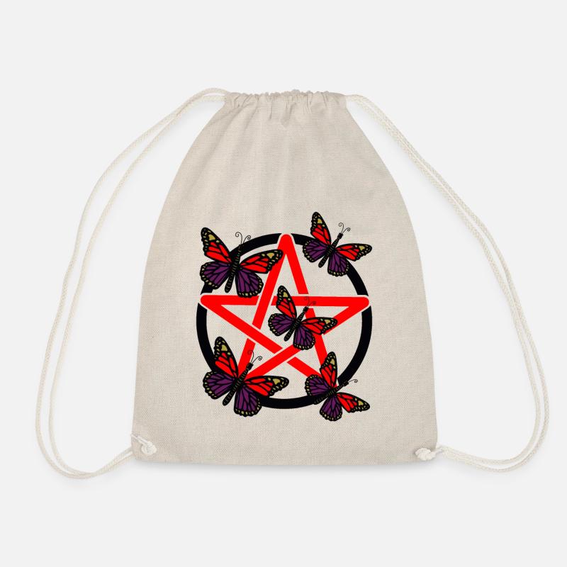 Pentagramm Voodoo Hexen - Turnbeutel - Natur