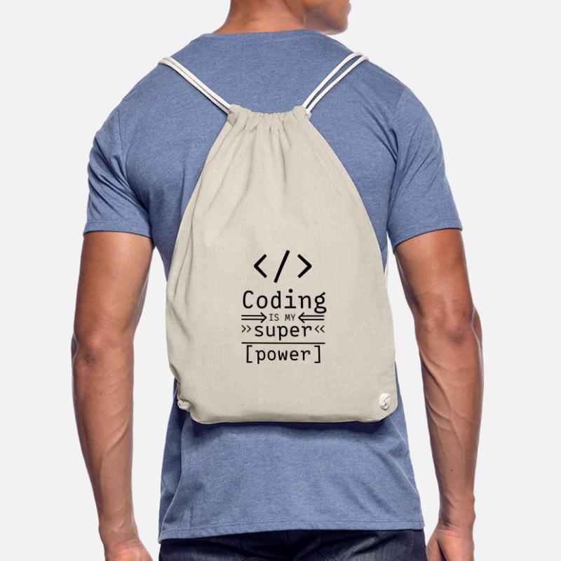 Coding Informatique Software Coder programmeur Sac de sport léger