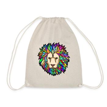 Léo Lion Tête de Lion Animaux Animaux Signe du Zodiaque - Sac de sport léger - nature - Devant