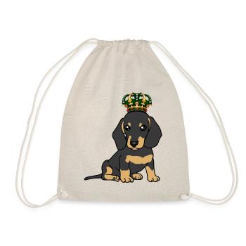 Dachshund Dog Dog Dogs Animals King - Drawstring Bag - nature - Front