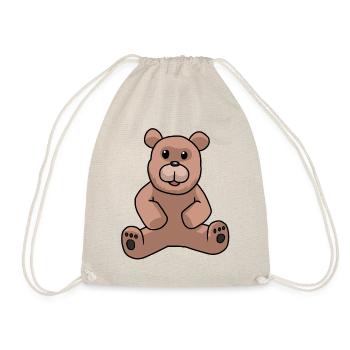 Teddy Ours en peluche Enfants Toddler Ours brun Bébé - Sac de sport léger - nature - Devant