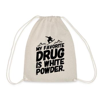 Snowboard Snowboard Snowboarder Drug - Sac de sport léger - nature - Devant