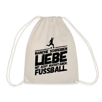 Football Funny Cool Sayings Amour - Sac de sport léger - nature - Devant