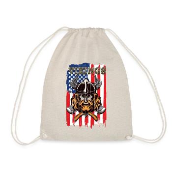 VIKINGS - Drawstring Bag - nature - Front