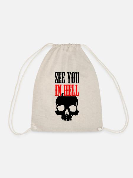See You In Hell - Turnbeutel - Natur