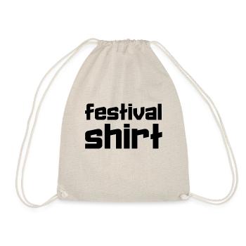 Festival Festival Shirt Summer Party - Drawstring Bag - nature - Front