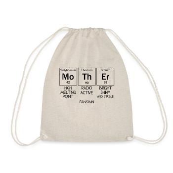 Cadeau drôle de maman maman chimie science - Sac de sport léger - nature - Devant