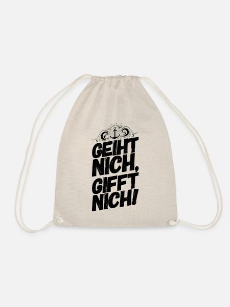 Plattdeutsch Spruch Sprüche Norddeutschland Geiht - Turnbeutel - Natur