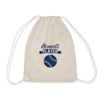 Baseball Baseball Baseball Baseball - Turnbeutel - Natur - Vorne