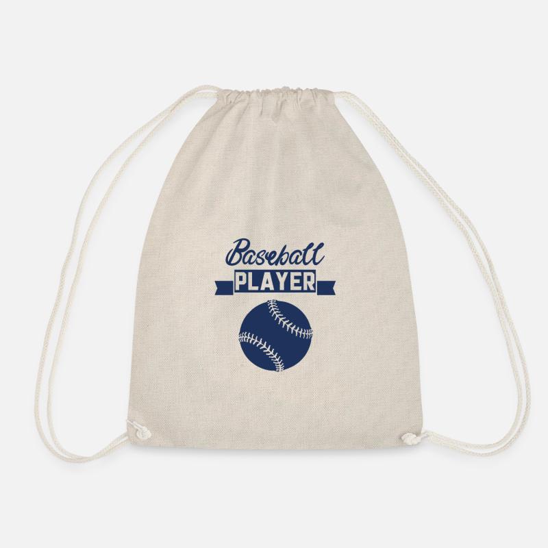 Baseball Baseball Baseball Baseball - Turnbeutel - Natur