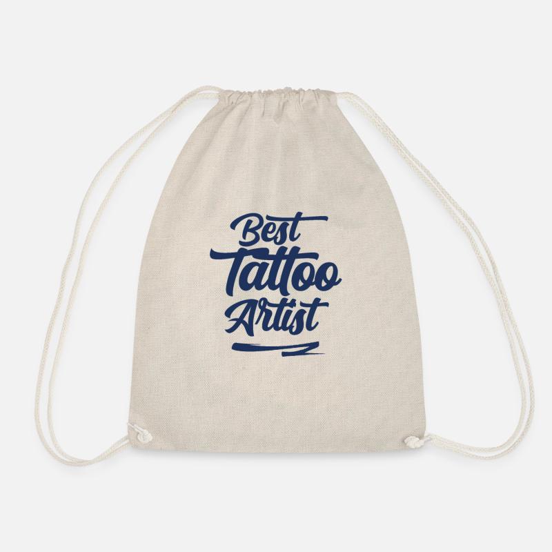 Tattoo Tattoo Tattoo Tattoo - Drawstring Bag - nature