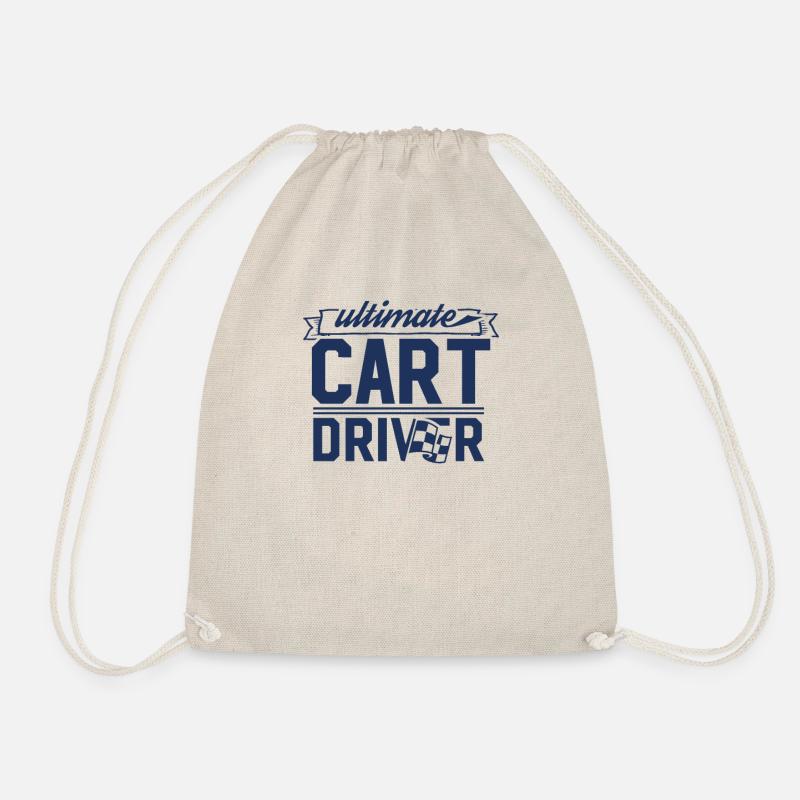 Driver Kart Driver Karts Go Karting Karting - Drawstring Bag - nature