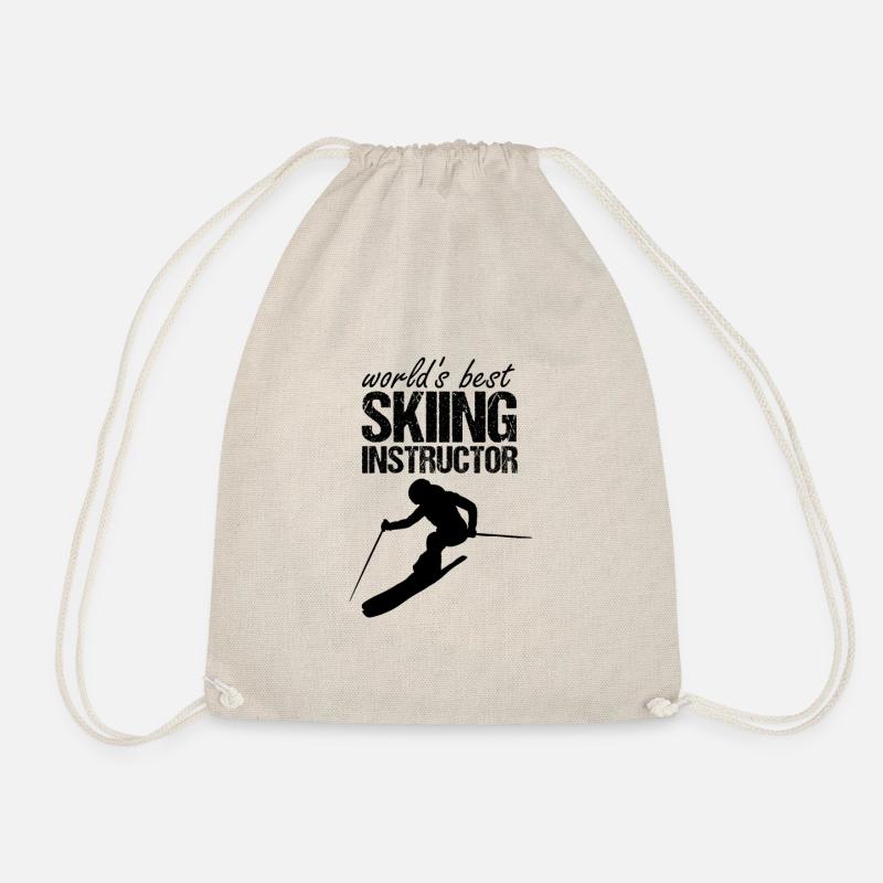 Bester Skilehrer - Turnbeutel - Natur