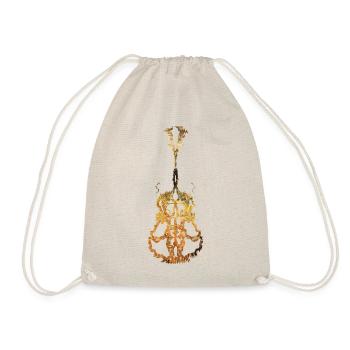 Guitar Surreal Golden - Drawstring Bag - nature - Front