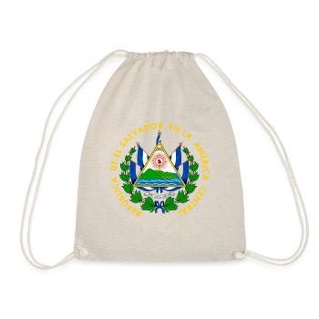 Drapeau du Salvador El Salvador emblème Design - Sac de sport léger - nature - Devant