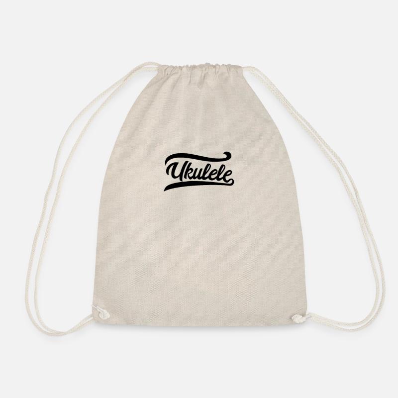 ukulele - Drawstring Bag - nature