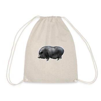 Porc à ventre suspendu - Sac de sport léger - nature - Devant