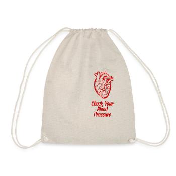 Measuring Blood Pressure Preventive Examination - Drawstring Bag - nature - Front
