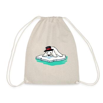 Ours polaire ours ours Fantasy enfants Arctique - Sac de sport léger - nature - Devant