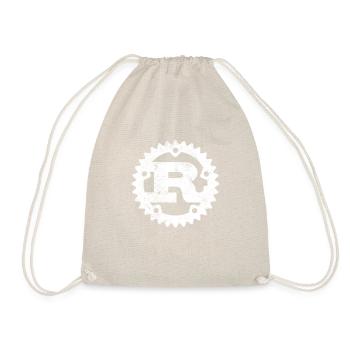 Rust Programming logo imprimé en détresse - Sac de sport léger - nature - Devant