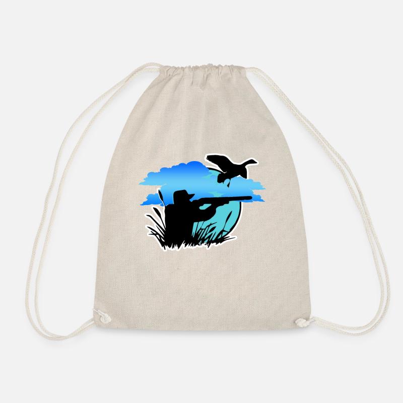 to hunt night - Drawstring Bag - nature