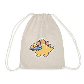 dangerous dinosaur - Drawstring Bag - nature - Front
