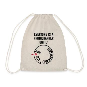 Photographe Photographie Photo Proverbes Manuellement Noir - Sac de sport léger - nature - Devant