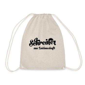 Schreiner aus Leidenschaft Holz Schreinerei - Turnbeutel - Natur - Vorne