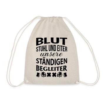 Krankenschwester Krankenpfleger - Turnbeutel - Natur - Vorne