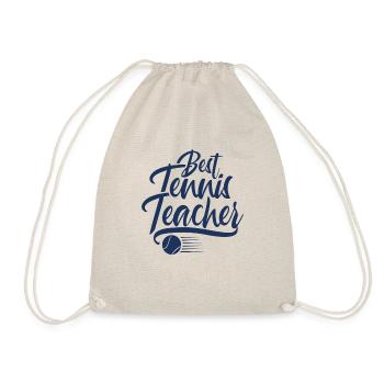 Tennis coach - Drawstring Bag - nature - Front