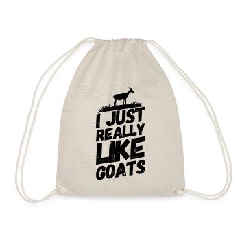 Goat billy goat saying - Drawstring Bag - nature - Front