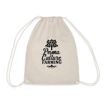 Permaculture horticulture - Drawstring Bag - nature - Front