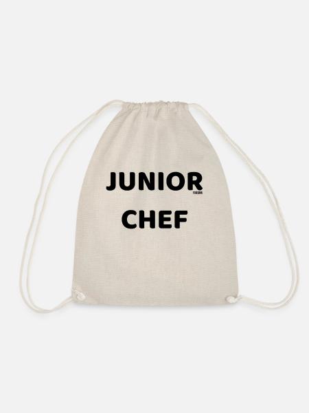 Junior Chef lustig Geschenk - Turnbeutel - Natur