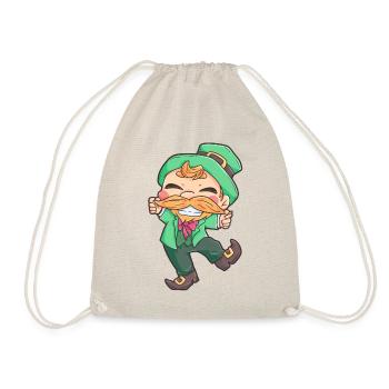 Leprechaun St Patricks Day holiday Ireland - Drawstring Bag - nature - Front