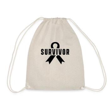 Survie au cancer du sein de l'équipe - Sac de sport léger - nature - Devant