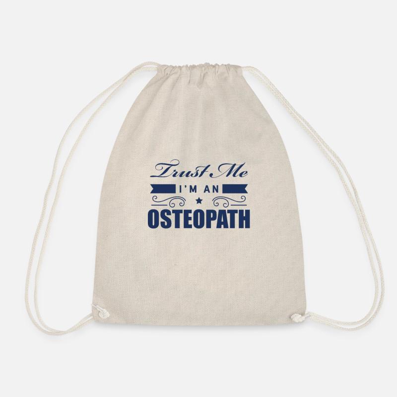 Osteopath Praxis Osteopathie Heilkunde Heilpraxis - Turnbeutel - Natur