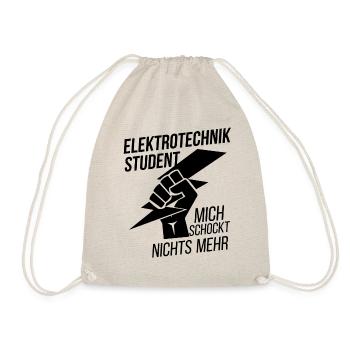 Elektrotechnik Student - Turnbeutel - Natur - Vorne