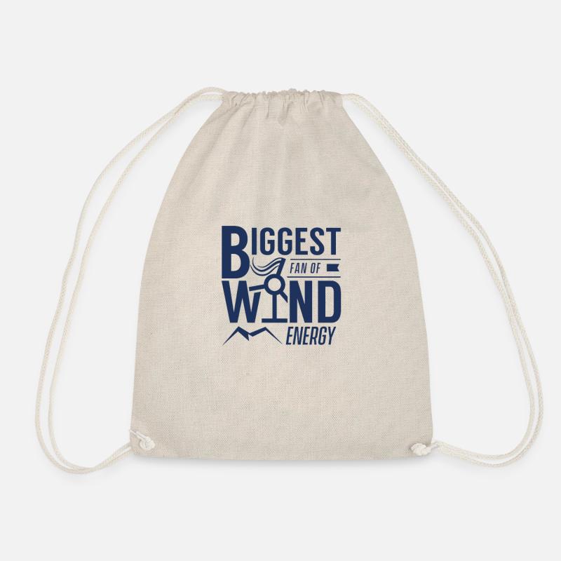 Éolienne éolienne éolienne énergie éolienne énergie éolienne vent - Sac de sport léger - nature