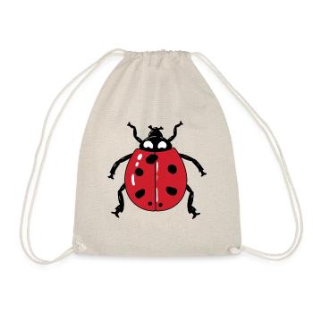Mai Coccinelle Coccinelle Porte-bonheur Printemps Pâques - Sac de sport léger - nature - Devant
