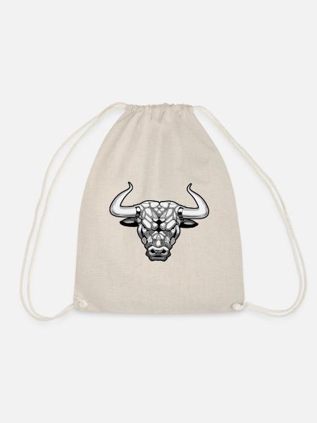 Bulle Stier Rind Ochse Stierkampf Spanien Toreo - Turnbeutel - Natur
