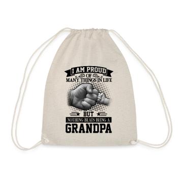Fier Granpa Grandpa et Grandkid Father's Day - Sac de sport léger - nature - Devant