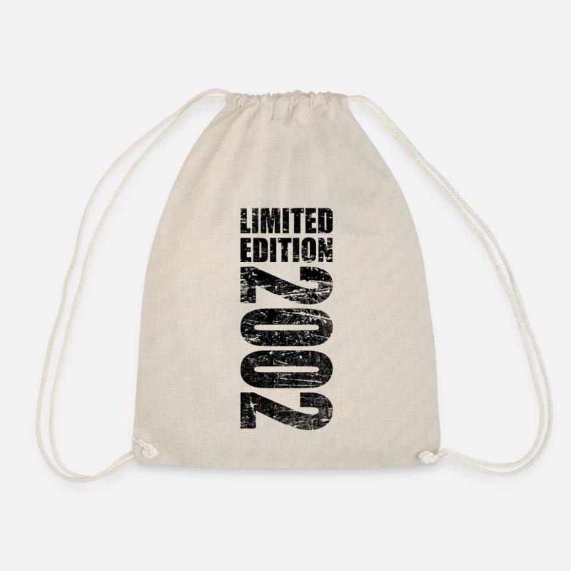 Limited Edition 2002 20. Geburtstag Geschenk - Turnbeutel - Natur