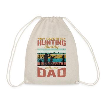 Mon copain de chasse préféré m'appelle papa - Sac de sport léger - nature - Devant
