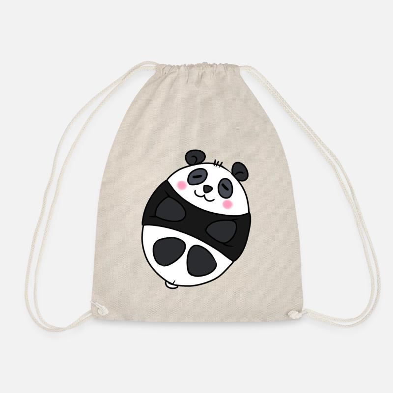 Süßer Panda - Turnbeutel - Natur