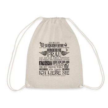 Geschenk für den Freund vergeben T Shirt - Turnbeutel - Natur - Vorne