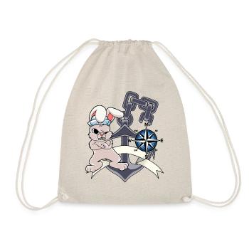 Sailor Compass Ancre Lapin Marin Capitaine Ahoi - Sac de sport léger - nature - Devant